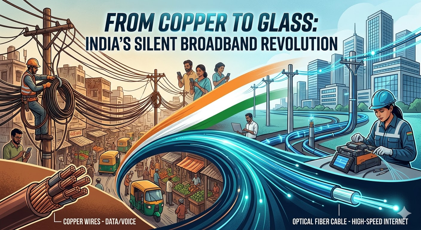 From Copper to Glass: India's Silent Broadband Revolution